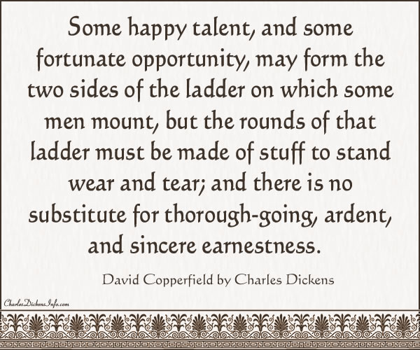 Some happy talent - David Copperfield